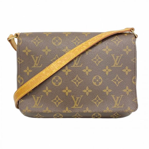 Louis Vuitton Monogram Musette Tango Short Strap Shoulder Bag M51257 Brown  Wome - Picture 1 of 10